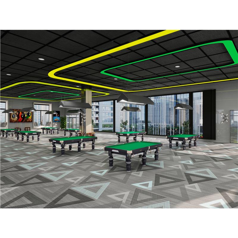 Billiard Hall Nylon Carpet: Waterproof, Fireproof, Full Coverage for Commercial Use