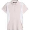 Logo Short Sleeve Button Polo Shirt Women Tops GWJT13393-U045
