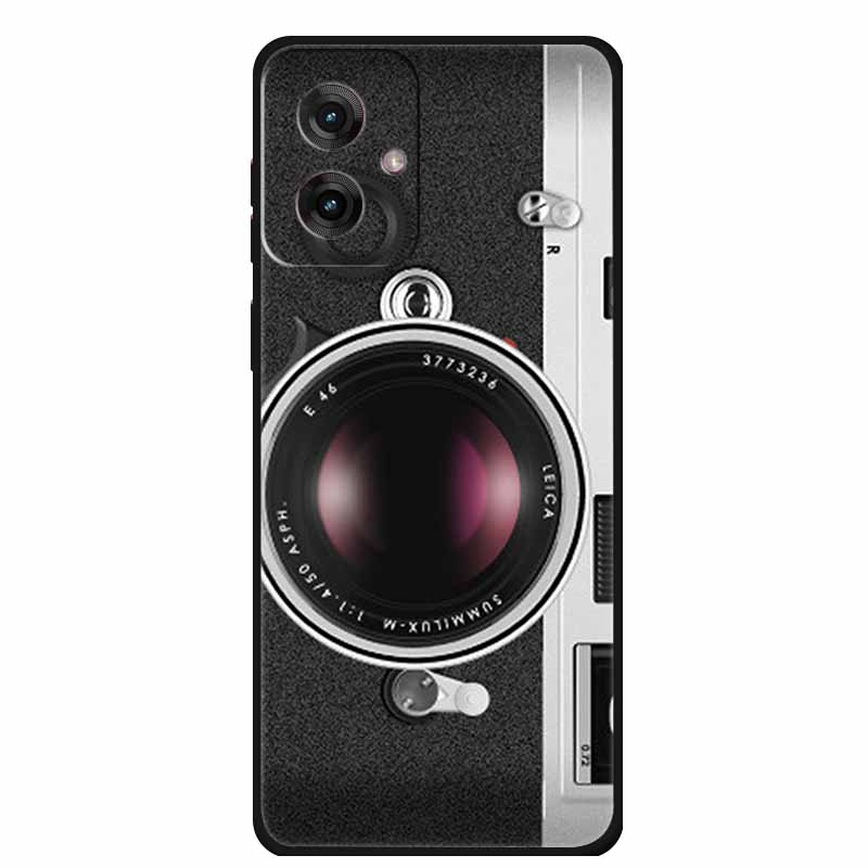 Etui do Motorola Moto G55 5G Luksusowe Miękkie Silikonowe TPU Tylna Osłona Etui na Telefon dla MotoG55 Ochronne Odporne na Wstrząsy Kolorowe Fundas