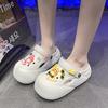 Hole shoes women's new summer wear platform eva sandals non-slip cute beach sandals