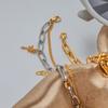 Elegant Stainless Steel Layering Heart Charm Adjustable Wrist Chain Bracelet For Everyday Wear Casual Formal Outfit