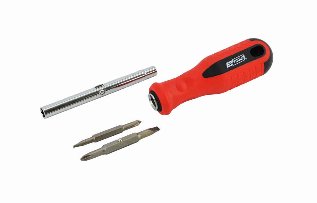 Awtools Wkrętak Dwustronny+Końcówki 6W1