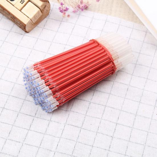 20Pcs Gel Pen Refills Wear-resistant Super-smooth Plastic Ink Needle Tubing 0.5mm Penpoint Refills for Office