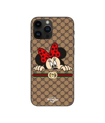 Phone Case - Gucci - Iphone 15 Pro - Soft - Silicone - Minnie