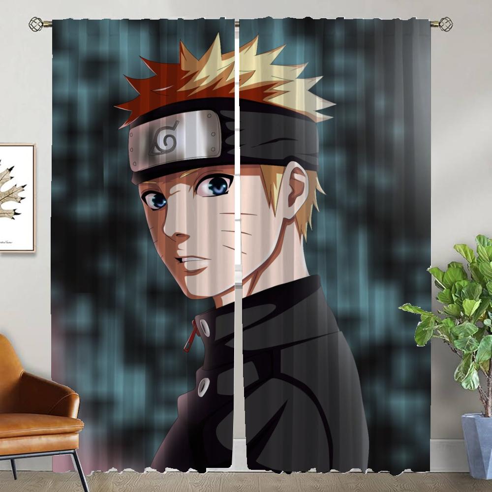 Halloween Dekorasjon N-Narutoes Myggnetting for Stue Tyll for Soverom Romdeler Vindusgardiner Gardiner Kjøkken