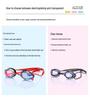 High-Definition Waterproof Anti-Fog Color-Plated Racing Swimming Goggles