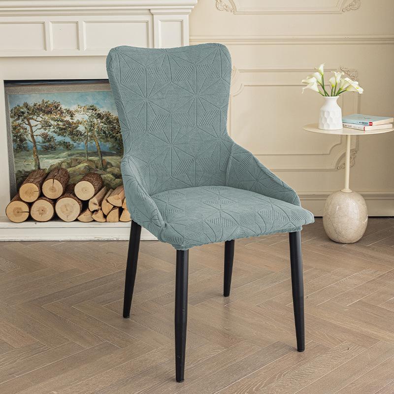 Special-shaped Armrest Style Elastic Chair Cover Simple Chair Cover Thickened Fleece Light Armrest Backrest Integrated Four-season Pass