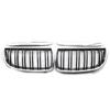 Front Kidney Grille Grill Double Line for BMW 3-Series E90 E91 Pre-LCI 2005-2008 Replacement Part 51137120008 51137117242