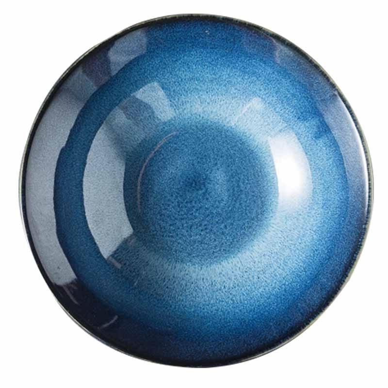 Japanese Retro Ramen Bowl Household Soup Bowl Characteristic Star Bowl Ceramic Salad Bowl Noodle Bowl Commercial Noodle Shop