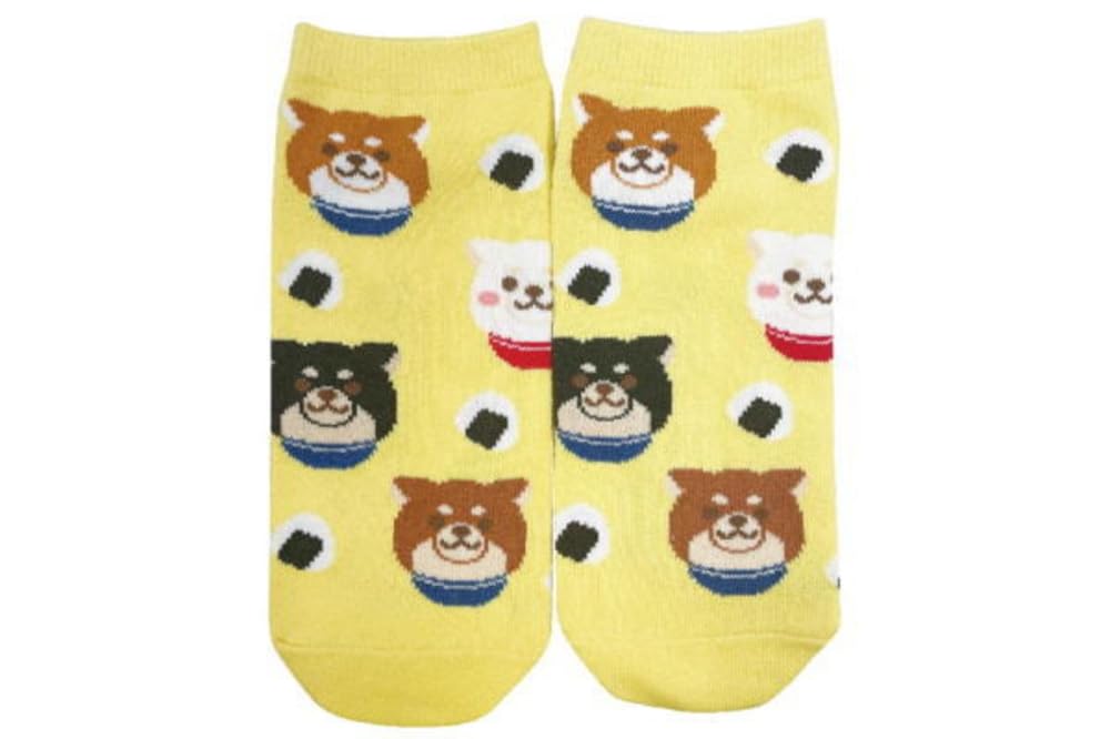 

SK Japan Mochishiba the Loyal Dog Ankle Socks, Faith Kotobuki Rice Store