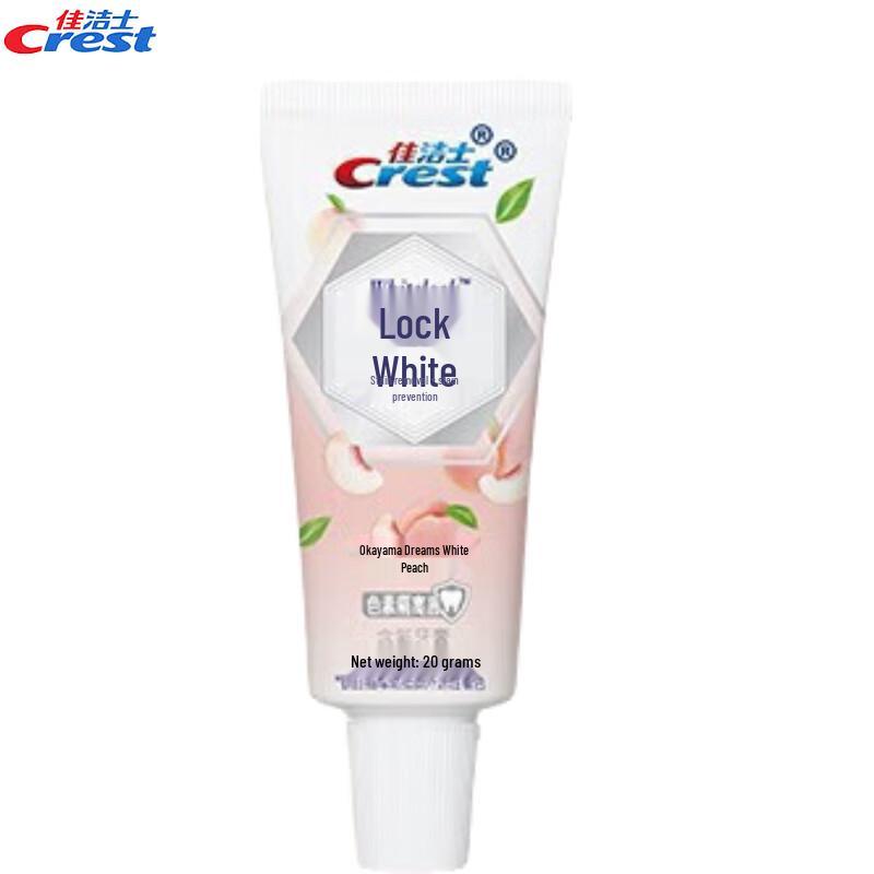 

Crest Dual-Color White Peach Whitening Toothpaste