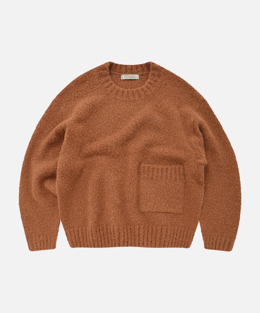 FRIZMWORKS Alpaca Boucle Knit _ Orange
