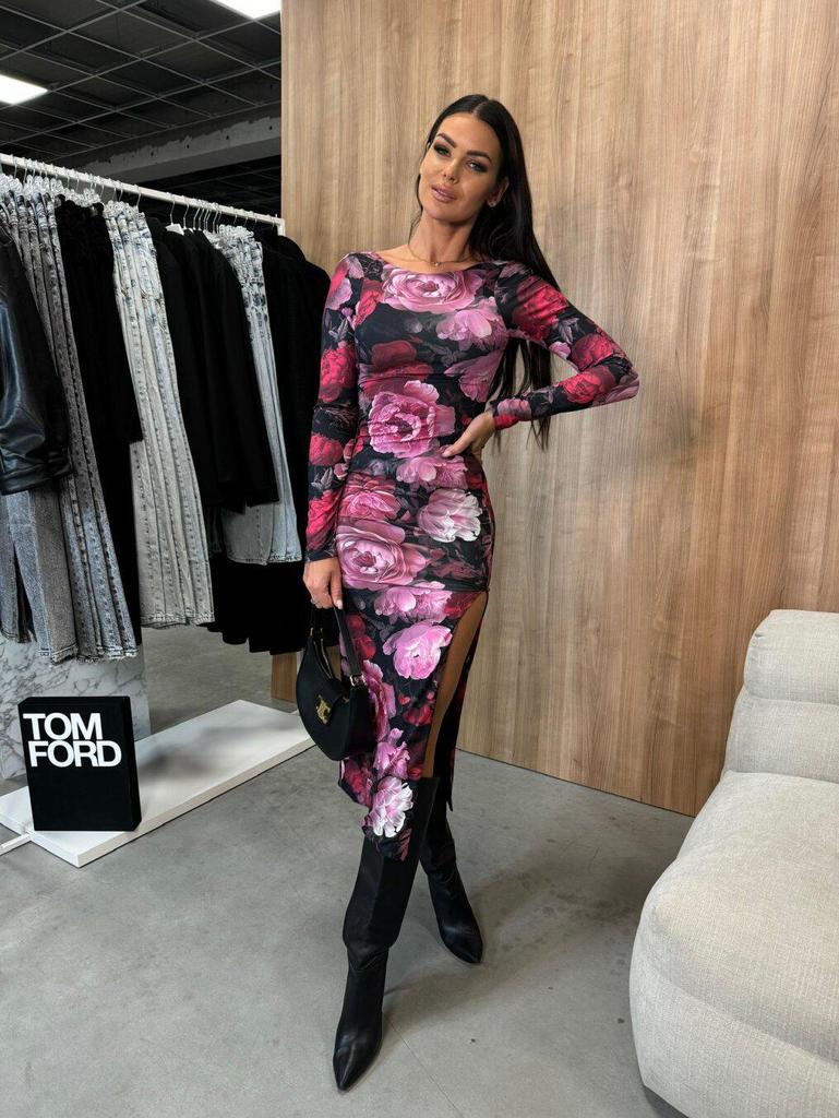 Autumn 2024 Street Style Irregular Split Dress for Women