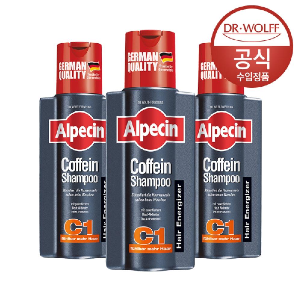 Alpecin Caffeine Shampoo C1  Hair Strengthening  250ml X 3 NONE