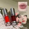 Gloss Labial Hidratante Transparente: Respirável, Brilho Aquoso, Acabamento Falso Nude para um Look Versátil de Primavera/Verão.