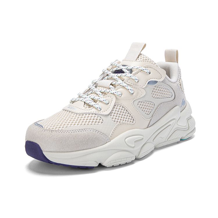 Kappa Walker III Mesh Breathable Comfortable Shock Absorbing Durable Low Top Casual Training Running Shoes Unisex sneakers Beige K0EW5MC42CJ-6337