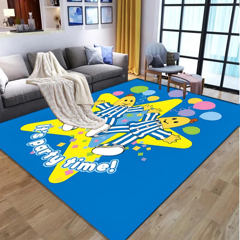 Bananas in Pyjamas Pattern Rug, Indoor/Outdoor Mat, for Picnic, Gameroom, Bedroom, Office, Living Room, Home Decor Carpet, Birthday Gift