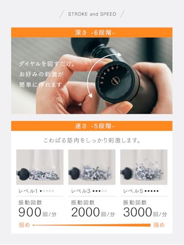 [Now airing in TV commercial! Starring Nana Komatsu] MYTREX REBIVE MINI XS2 Myofascial Release Gun, Handheld Gun for Body and Face Care, Vibration, Sh