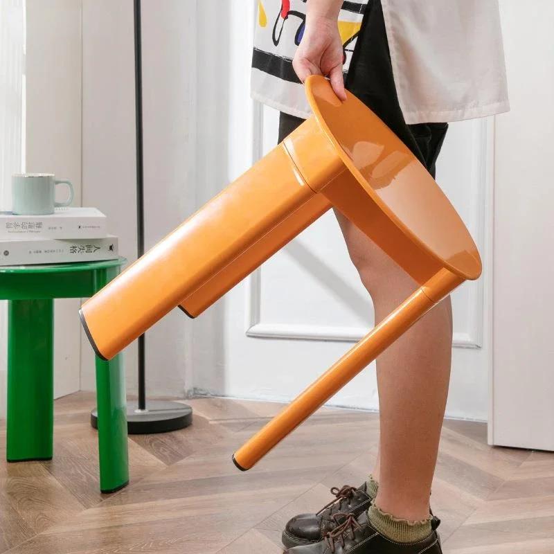 Creative Medieval Small Round Stool Designer Stool Nordic Ins Living Room Modern Minimalist Dressing Stool