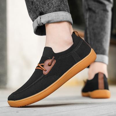 Men Shoes Wide Barefoot Shoe for Men Minimalist Split Leather Casual Shoes Breathable Comfortable White Shoes Walking Sneakers