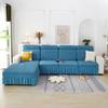 Elastic Spandex Sofa Seat Cushion Covers For Living Room Cushion Chaise Longue Luxury Corner L Shape Furniture Sofa Slipcovers
