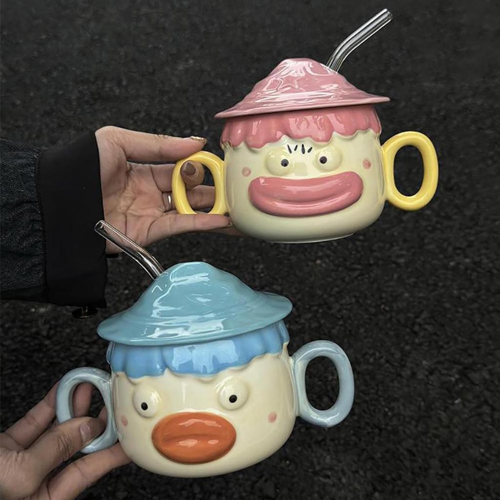 Cartoon Ceramic Coffee Mug Creative Milk Cup Drinkware Juice Birthday Gifts