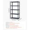 SucceBuy 5-Tier Garage Storage Shelves 2000 lbs Adjustable Metal Shelving Utility Rack Shelf for Kitchen Warehouse Basement