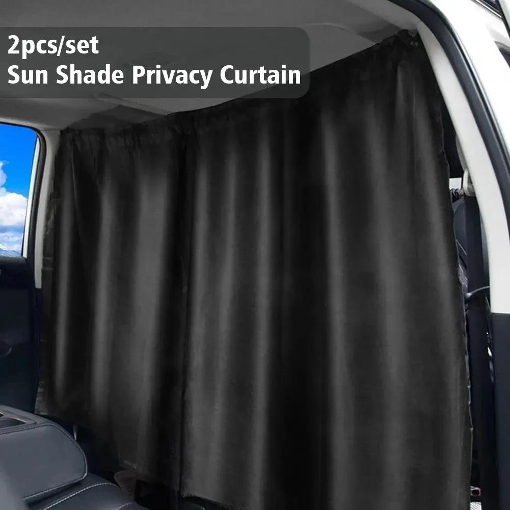 Double cotton gauze car partition curtain Cartoon bear rabbit car privacy curtain summer sun shield