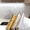 3D Mosaic Self-adhesive Wallpaper, Mirror Reflective Texture. Suitable for Bathroom Walls, Bathroom Waterproof Splashbacks
