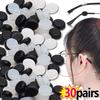 1/30pcs Invisible Round Silicone Ear Hook Eyeglasses Soft Mini Glasses Anti Slip Grip Temple Tip Spectacle Eyewear Accessories