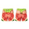 Tropical Fruit Pattern Beach Shorts for Men, Funny and Interesting, Pranky, Casual