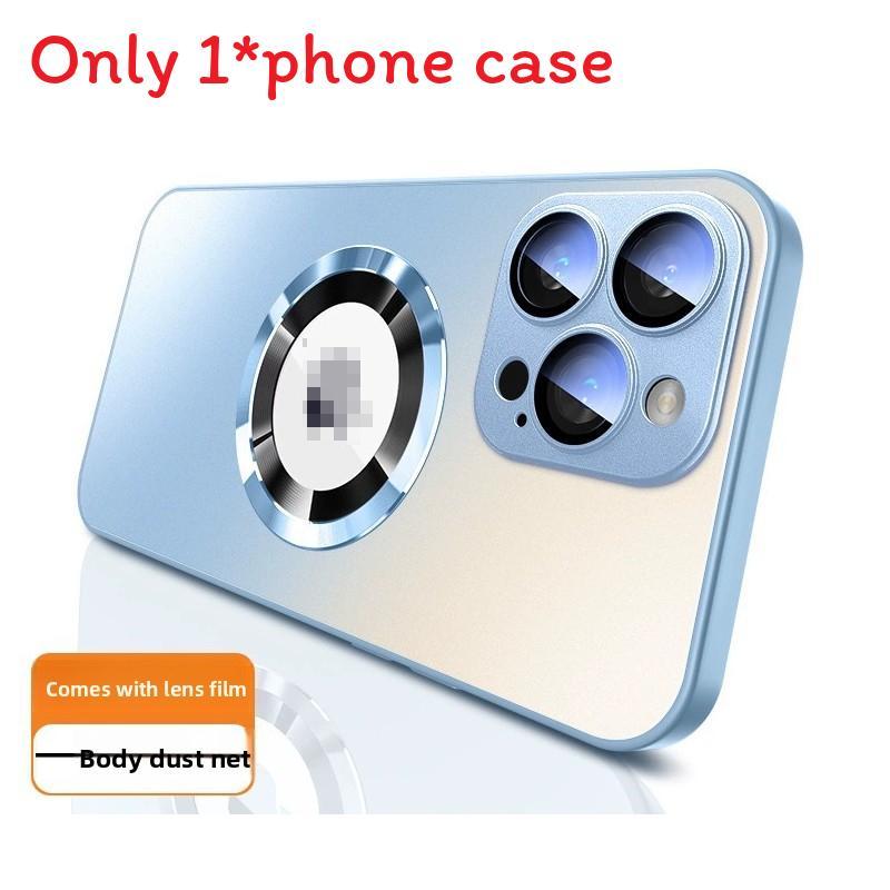 15 For Iphone Pro Matte Glass Magnetic Case With Shockproof Antiindentation