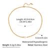 Yori Unique Natural Freshwater Pearl Baroque Necklace High Quality Stainless Steel Charm Chic Collar Jewelry Accessories