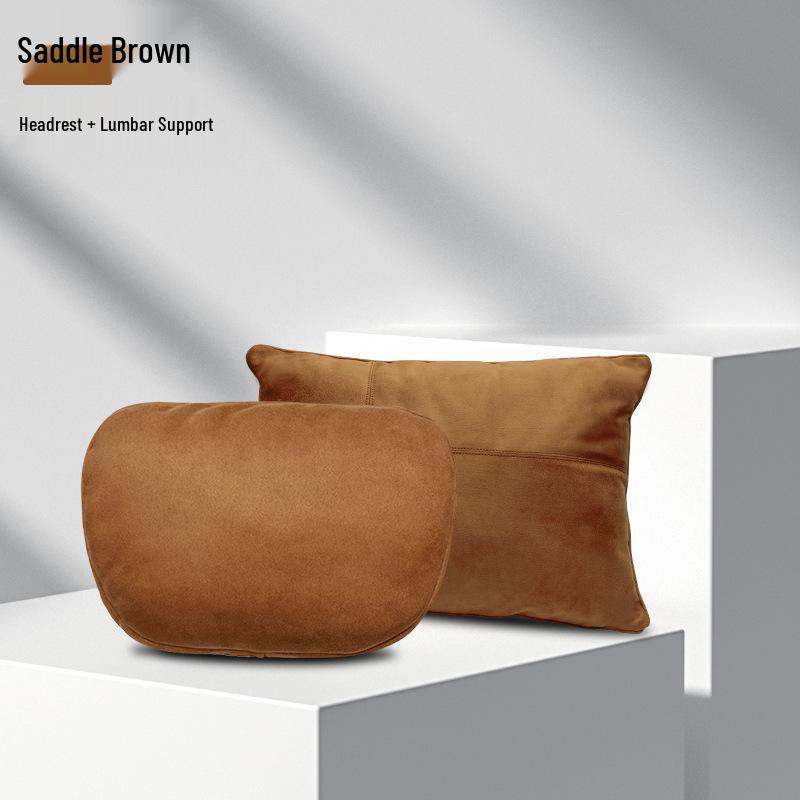 Toyota Car Lumbar Support Cushion & Neck Pillow Set