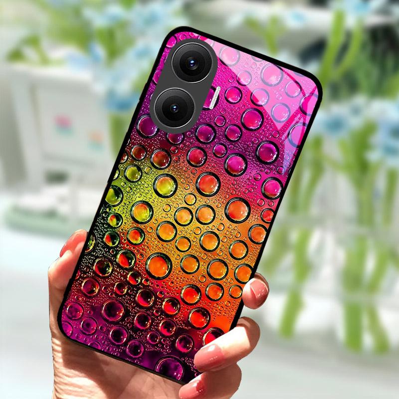 Для Xiaomi Poco F7 5G Чохол Захисне Скло Захист Камери Чохол для Телефону Для Pocophone Poco F 7 PocoF7 Задня Кришка Coque Fundas