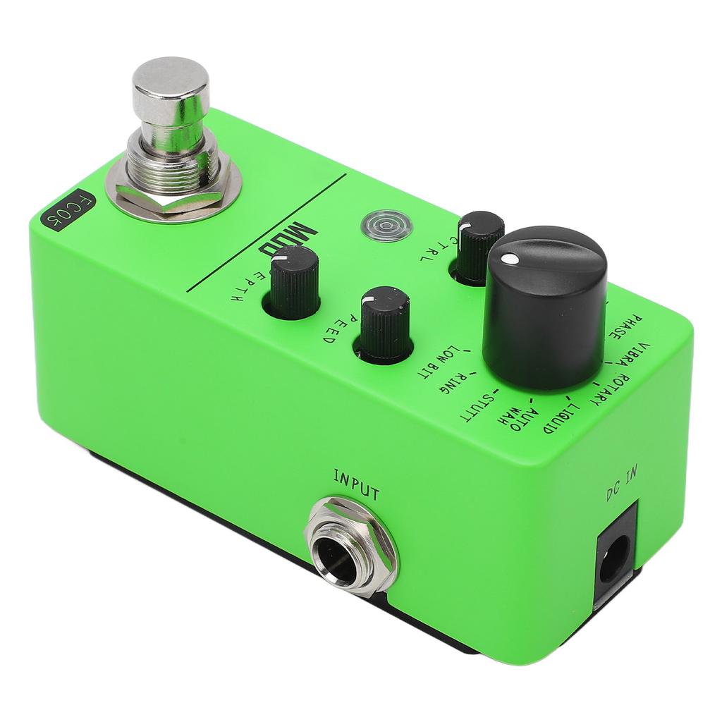 Electric Guitar Effect Pedal 11 Types Classic Effects 1 4in Mono Audio Interface Mini Modulation Pedal