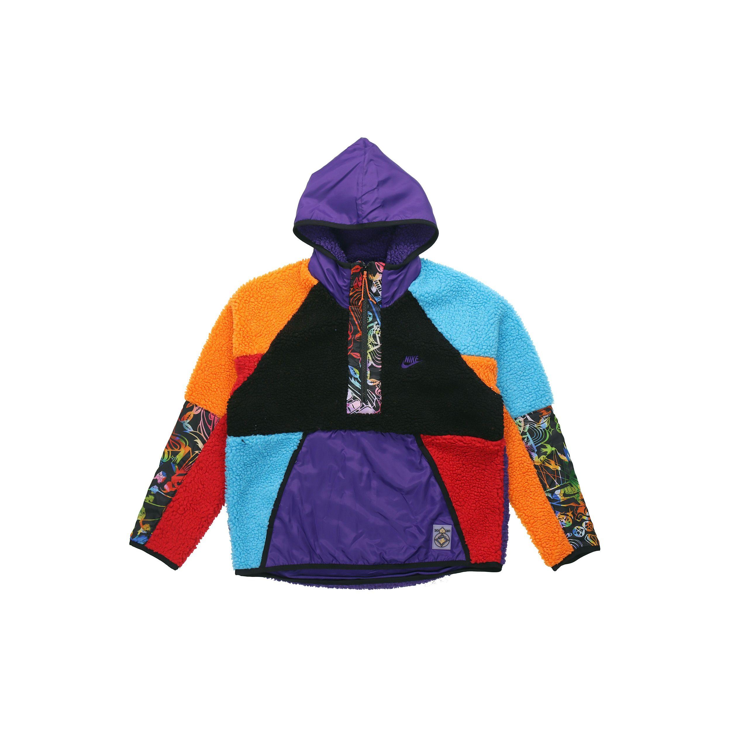 Nike Sportswear Loose Fit Reversible Full-Zip Hooded Jacket Men s Multi-Color CU3672-546 M