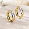 Copper Material Exaggerated Geometric Irregular High-End Earrings Personality Temperament Simple Earrings Earrings