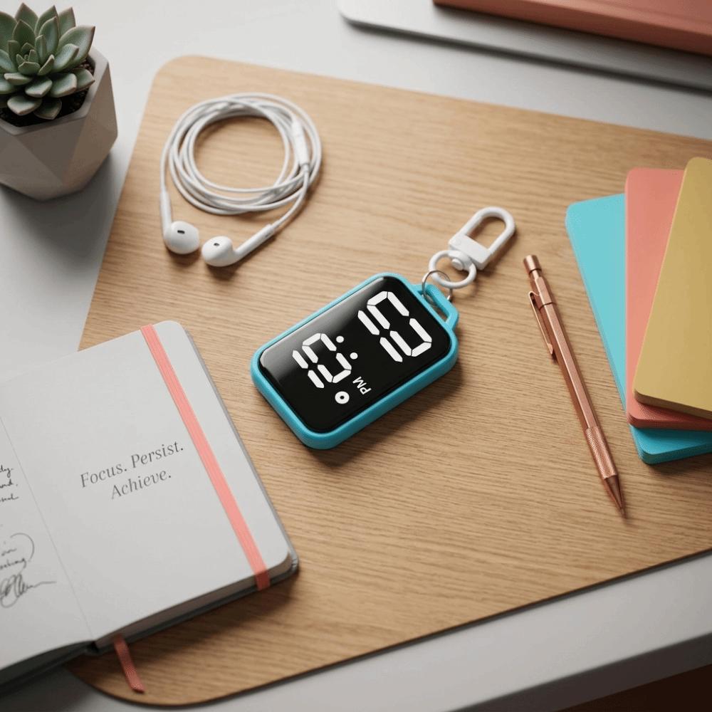 Portable Electronic watch Pocket-Sized Student electronic watch Digital Display Watch  School Use