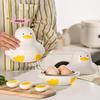 Cartoon Duck Shape Microwave Egg Steamer 1/4 Egg Boiler Cooker for Quick Hard Or Soft Boiled Easy Kitchen Cooking Accessory