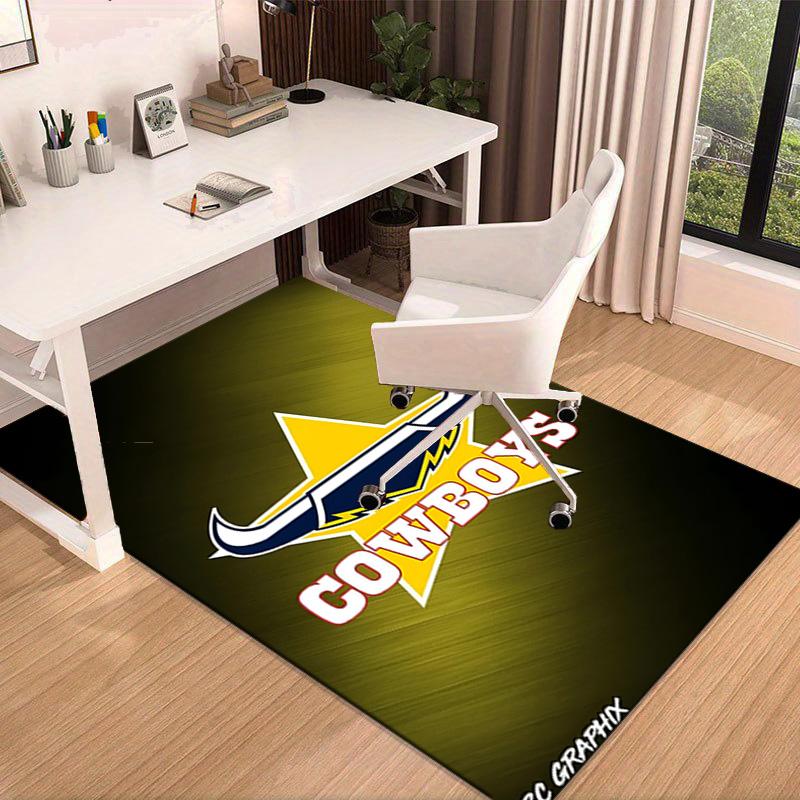 North Queensland Rugby Area Rug Office rug, Chair Rug, Decor Carpet Livingroom bedroom Mat, Large Size Fan gifts Christmas gifts