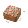 1pcs Portable Travel Jewelry Organizer Box Earring Ring Necklace Storage Organizer for Travel & Daily Accessory Organization