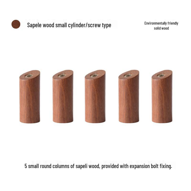 Cylindrical Solid Wood Hook for Entryway, Bathroom, or Kitchen