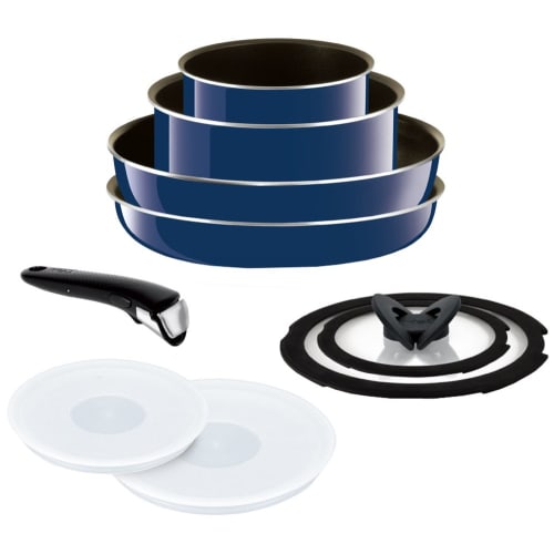 T-fal Ingenio Neo Grand Bleu Premier 9-Piece Pot and Frying Pan Set with Detachable Handles and Lids (Gas/Heated Only) L61491 (2016 Model)