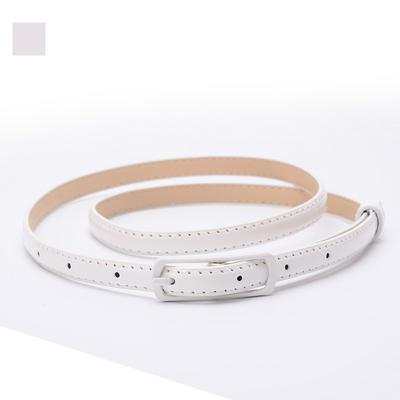 1pcs Ladies Fashion Belt Thin Waist Skirt Ladies Fine Belt Japanese Word Buckle PU Belt