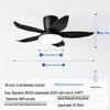 Five-Blade Ceiling Fan with Light, Silent & Variable Frequency for Living Room, Bedroom & Dining Room