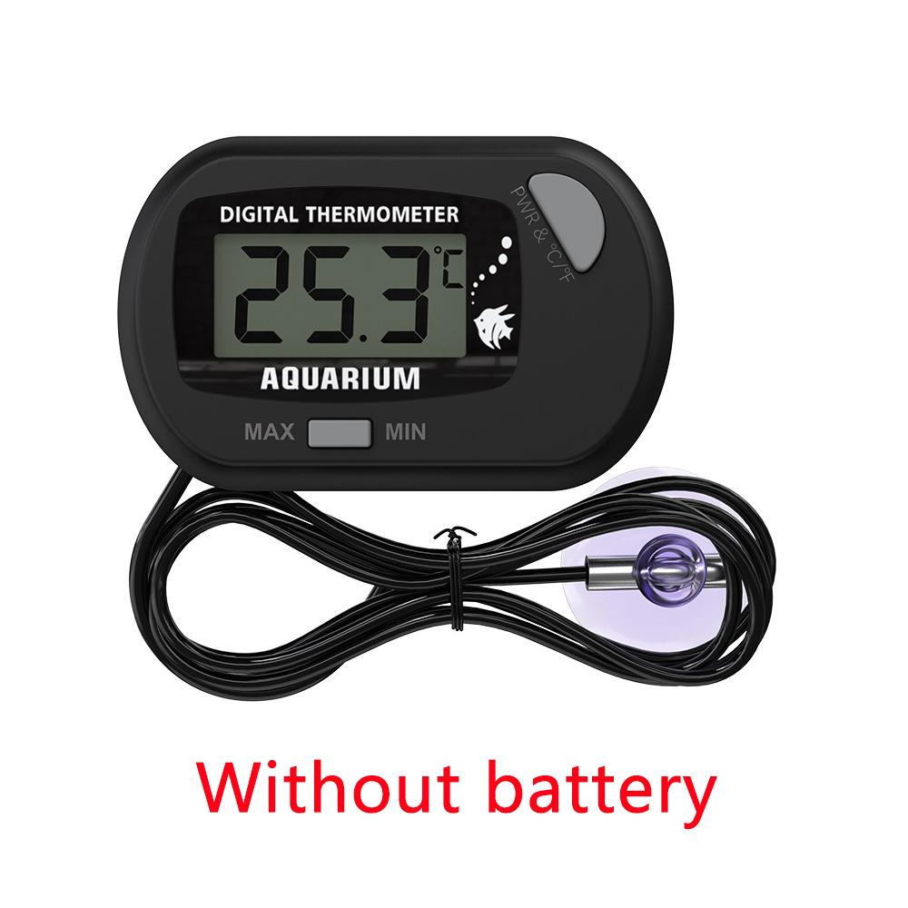 Digital LCD Aquarium Thermometer Waterproof Fish Tank Sensor with Probe Temperature Sensor Measuring Tool with Suction Cup