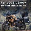 Ganzschwarzer Kofferaufkleber für VOGE 900DSX DSX 900 DS900X Motorradaufkleber Moto Gepäckbox Zieraufkleber Koffer Aufkleber
