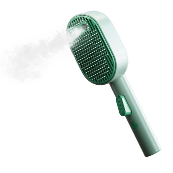 Hunde Nebelbürste 3 in 1 Selbst reinigende Katzenbürste Nebelspray Antistatische Massagebürste Wiederaufladbarer Pflegekamm für Haarendung Langes kurzes Haar Haustiere Verwendung