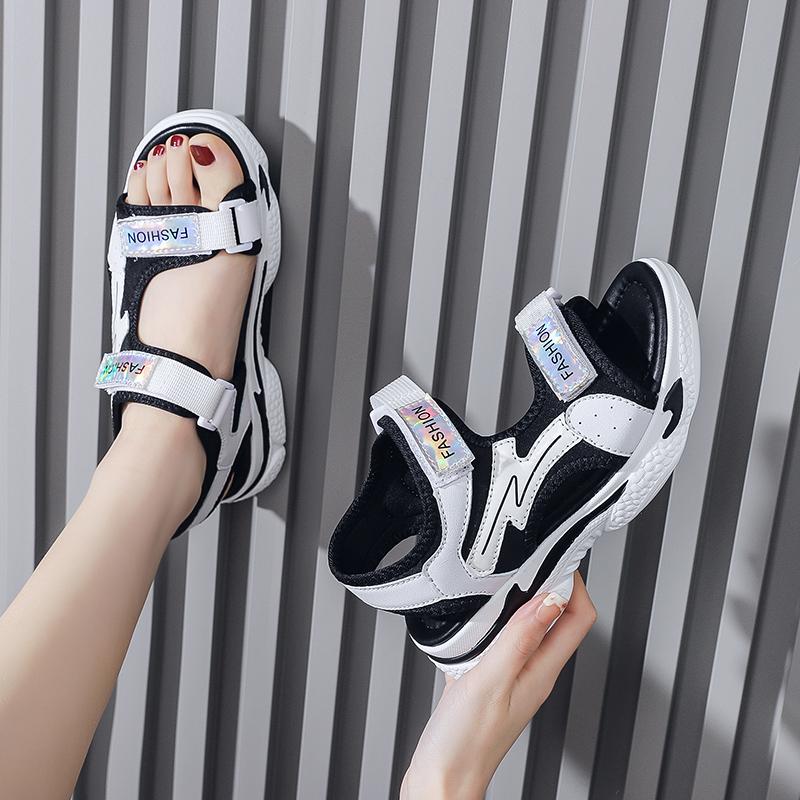 Літні надлегкі сандалі Жіночі спортивні сандалі Дівочі сандалі на липучці для дівчаток